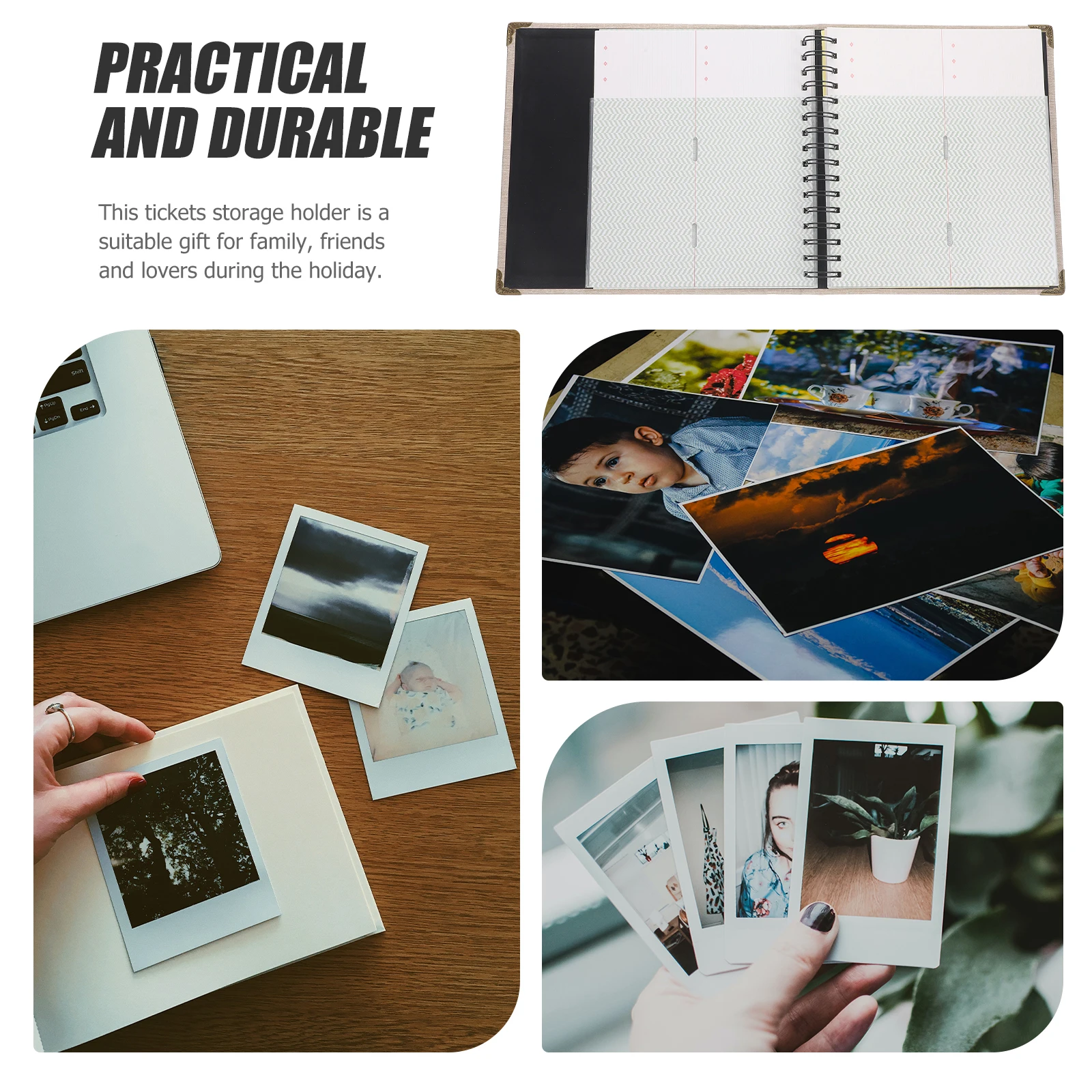 1Pcs Ticket Bill Storage Book Coffee Premium Receipt Organizer Photo Album Ticket Memory Note Holder for Office Home Use
1Pcs Ticket Bill Storage Book Coffee Premium Receipt Organizer Photo Album Ticket Memory Note Holder for Office Home Use