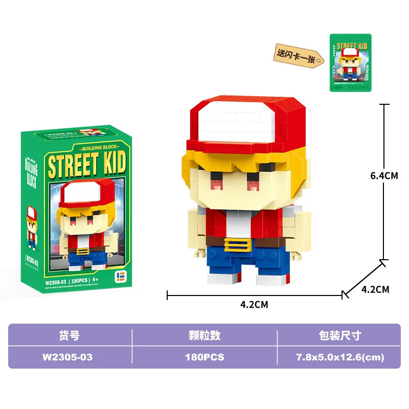 Micro Fighting Game Fight Character Action Building Blocks Kenmasters Hoshi Ryu Abs Hot Sale Gift Kids Fans Interesting Toys
Micro Fighting Game Fight Character Action Building Blocks Kenmasters Hoshi Ryu Abs Hot Sale Gift Kids Fans Interesting Toys