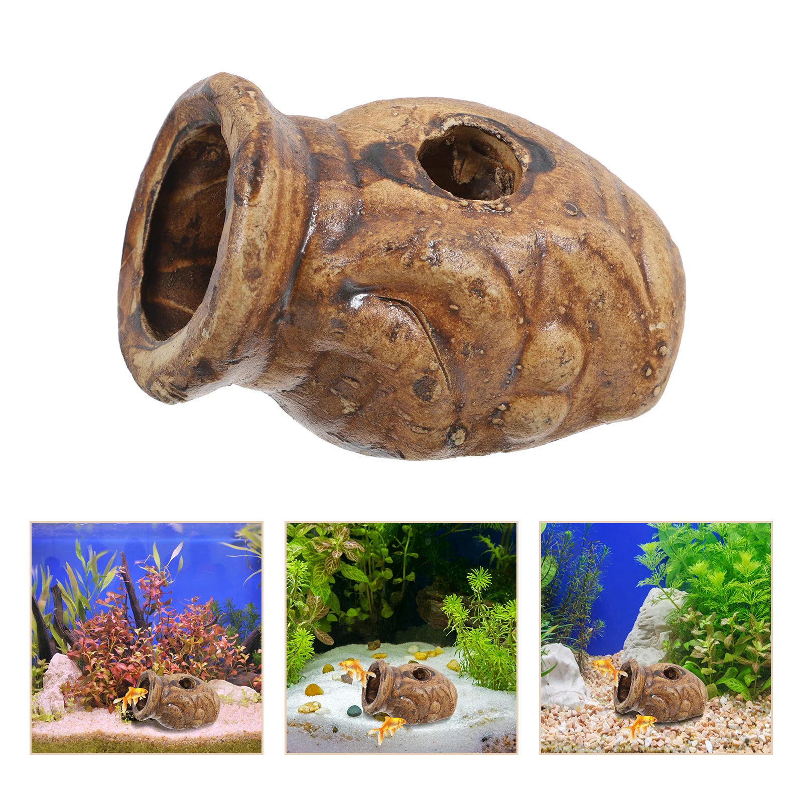 Ceramic Aquarium Fish Shelter Hiding Habitat Cylinder Breeding Cave Turtle Basking Platform Fish Tank Decoration
Ceramic Aquarium Fish Shelter Hiding Habitat Cylinder Breeding Cave Turtle Basking Platform Fish Tank Decoration
