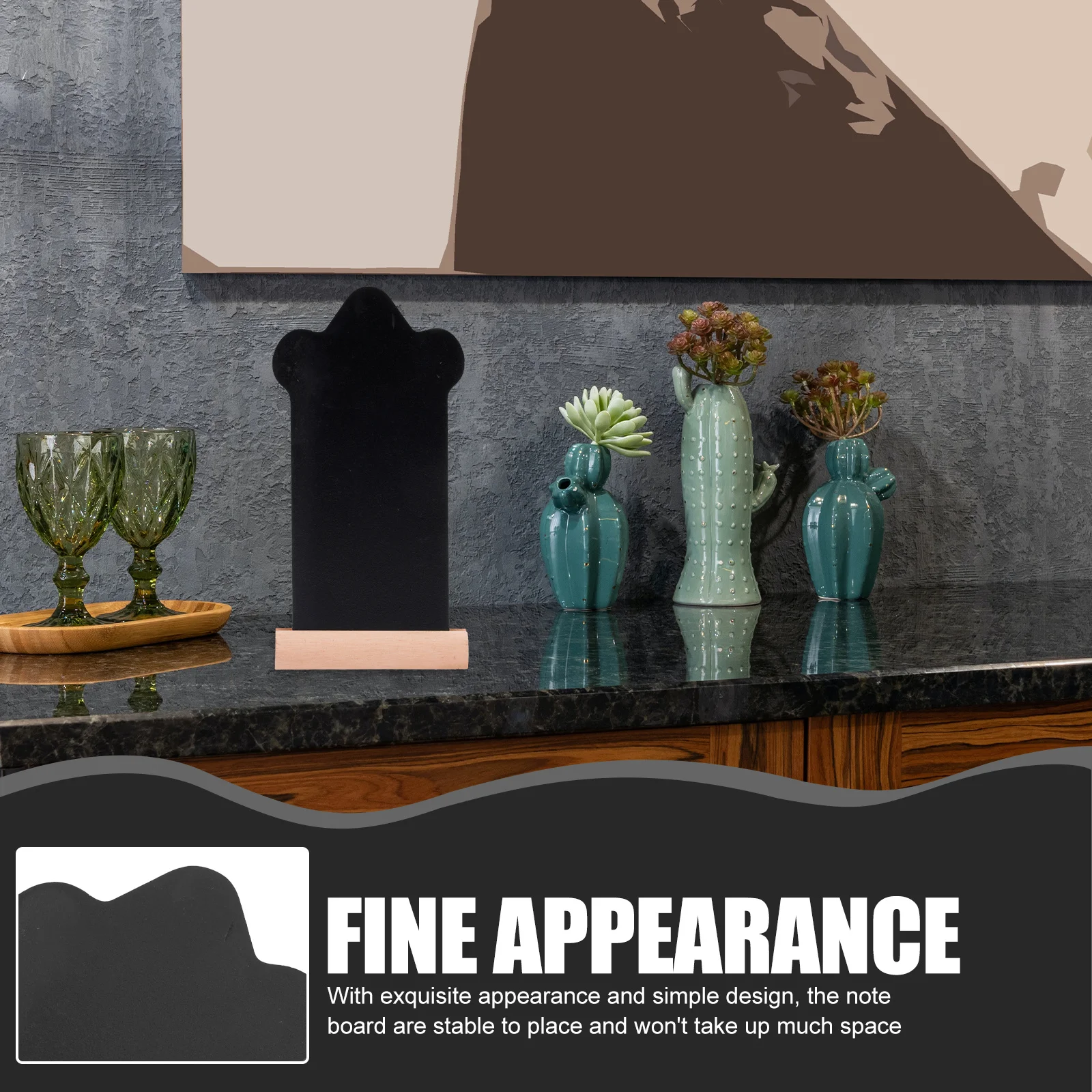 2Pcs Erasable Chalkboard Sign Wooden Tombstone Shaped Small Blackboard for Writing Messages Display Board Home Bar Table Decor
2Pcs Erasable Chalkboard Sign Wooden Tombstone Shaped Small Blackboard for Writing Messages Display Board Home Bar Table Decor