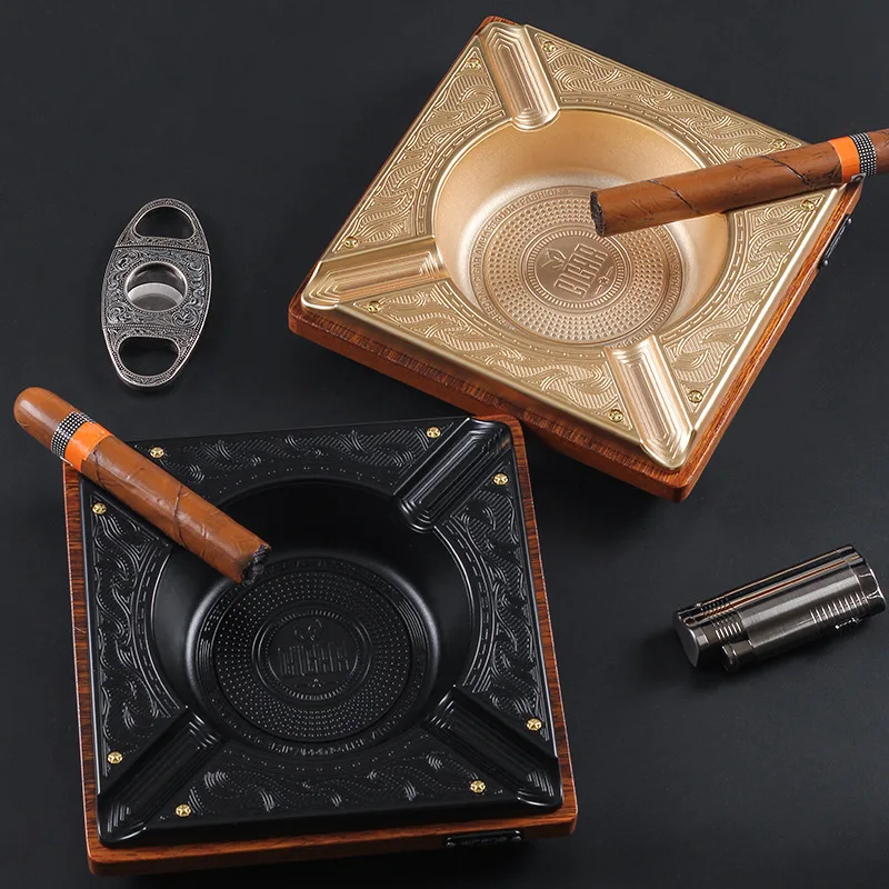 Ashtray Beautiful Carved Home Office Decoration Large Slot Cigar Ashtray Holder Alloy Solid Wood Cigarette Tobacco Ash Tray
Ashtray Beautiful Carved Home Office Decoration Large Slot Cigar Ashtray Holder Alloy Solid Wood Cigarette Tobacco Ash Tray