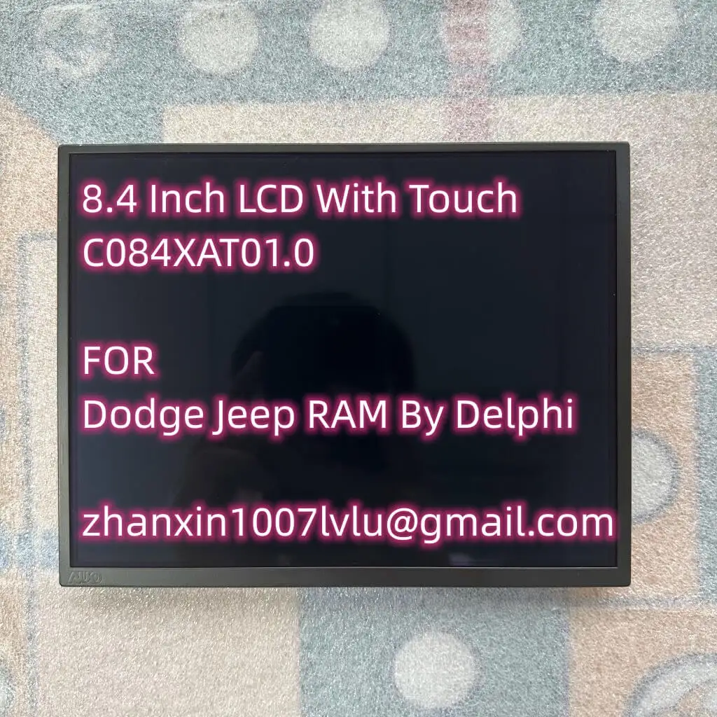 Original 8.4 Inch LCD WITH TOUCH SCREEN C084XAT01.0 For Jeep Dodge RAM VP2R_8.4 Car CD Audio Multimedia Player Navigation Radio
Original 8.4 Inch LCD WITH TOUCH SCREEN C084XAT01.0 For Jeep Dodge RAM VP2R_8.4 Car CD Audio Multimedia Player Navigation Radio