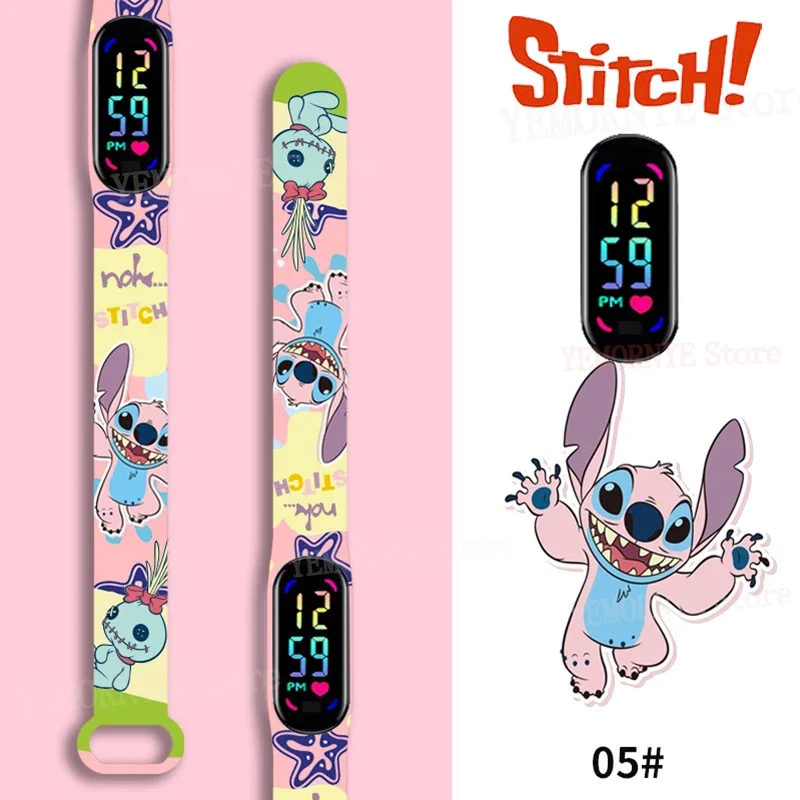 Disney Stitch Digital Kids' Watches Anime Figures LED Touch Luminous kids Sport Wristband Waterproof Digital Watch Birthday Toy
Disney Stitch Digital Kids' Watches Anime Figures LED Touch Luminous kids Sport Wristband Waterproof Digital Watch Birthday Toy
