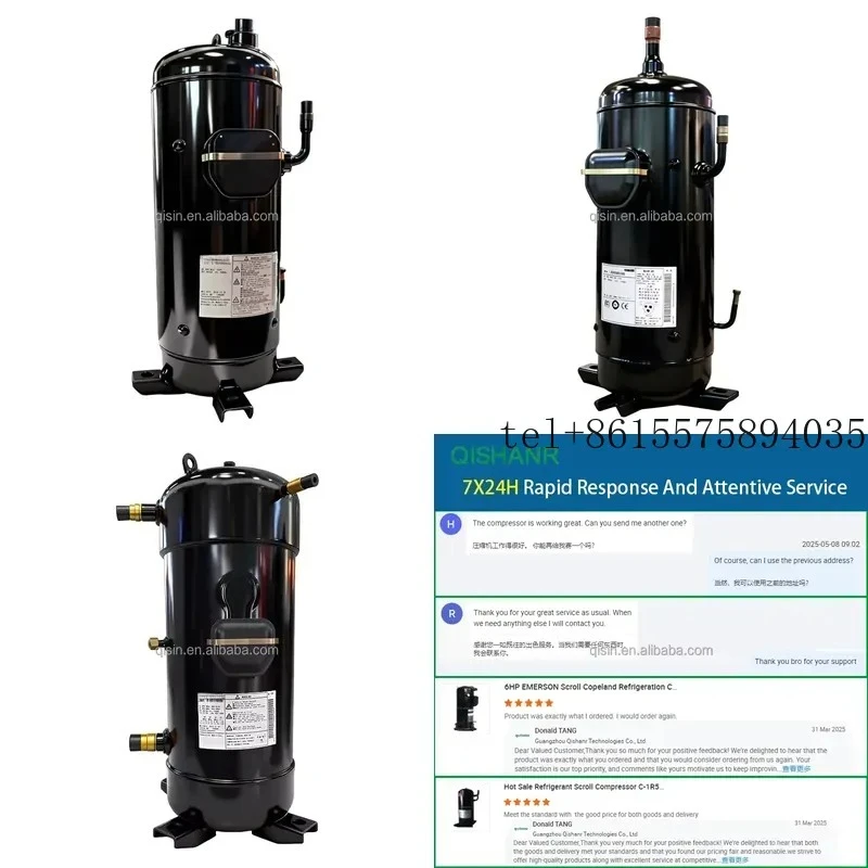 Hot C-SDN453H8B Hermetic Scroll Compressor R410A 3PH for Commercial Refrigeration
Hot C-SDN453H8B Hermetic Scroll Compressor R410A 3PH for Commercial Refrigeration