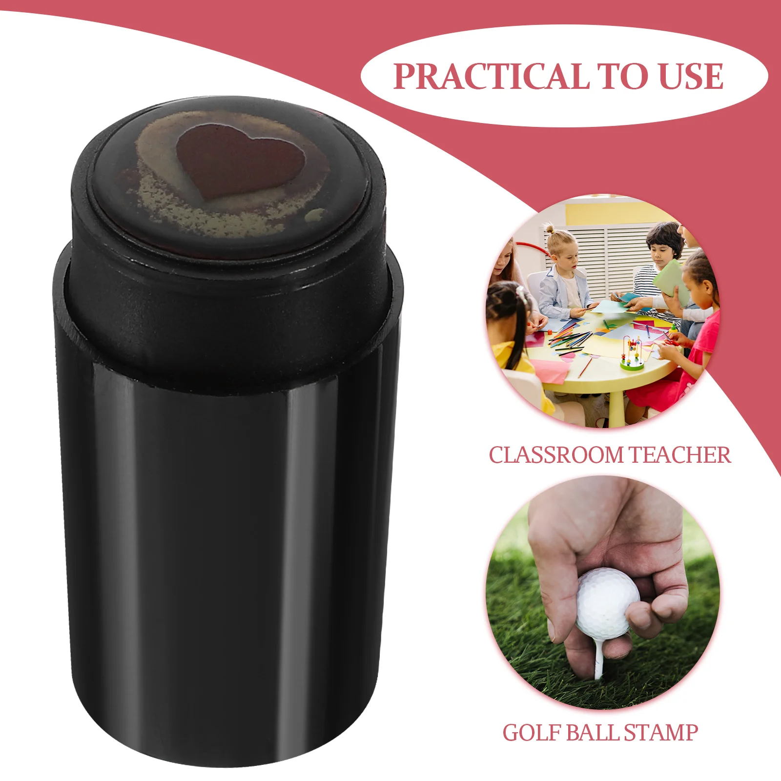 Ball Tool Portable Stamper Heart Shape Mark Reusable Plastic Seal Golf Golf Ball Stamp Tool Training Aids Accessories
Ball Tool Portable Stamper Heart Shape Mark Reusable Plastic Seal Golf Golf Ball Stamp Tool Training Aids Accessories