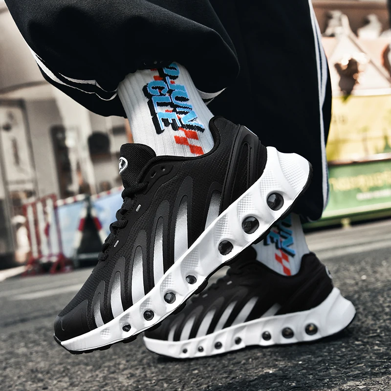 Men Women Racing Running Shoes Rotary Buckle Thick Sole Shock Absorbing Sneakers Fitness Training Daily Walking Shoes
Men Women Racing Running Shoes Rotary Buckle Thick Sole Shock Absorbing Sneakers Fitness Training Daily Walking Shoes