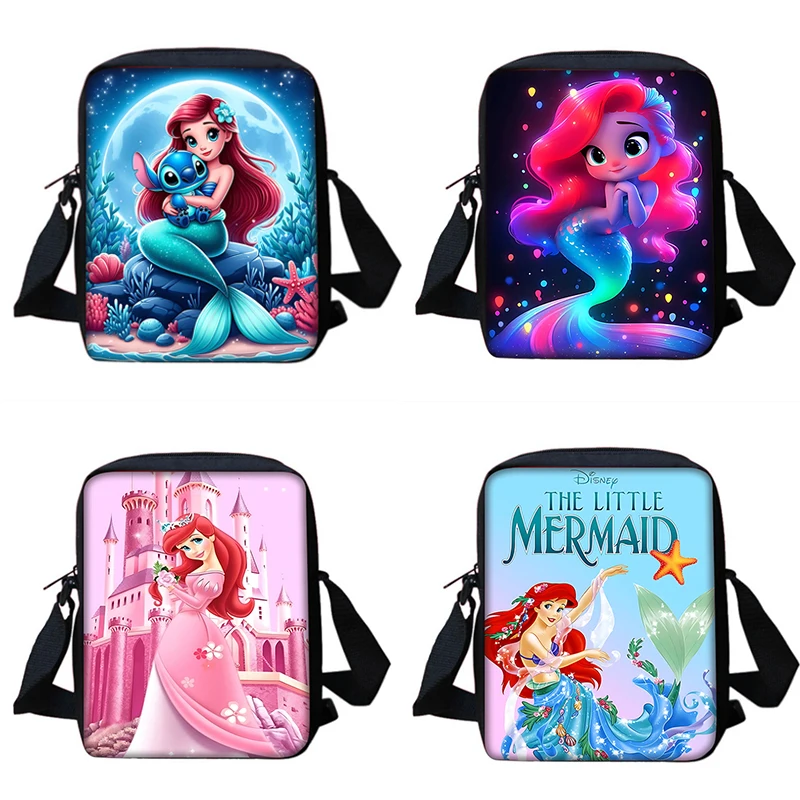 Boy Girls Cute anime Princess Ariel Printed Shoulder Messenger Bag Child Casual Handbag Men Women Phone Bag Shopping Bag
Boy Girls Cute anime Princess Ariel Printed Shoulder Messenger Bag Child Casual Handbag Men Women Phone Bag Shopping Bag