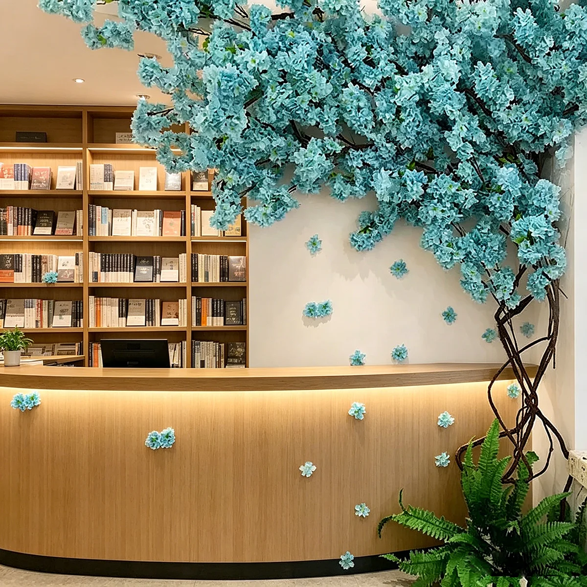 Artificial Blue Japanese Cherry Blossom Tree Fake Sakura Tree Decor Cherry Blossom Vines for Indoor Outdoor Wedding
Artificial Blue Japanese Cherry Blossom Tree Fake Sakura Tree Decor Cherry Blossom Vines for Indoor Outdoor Wedding