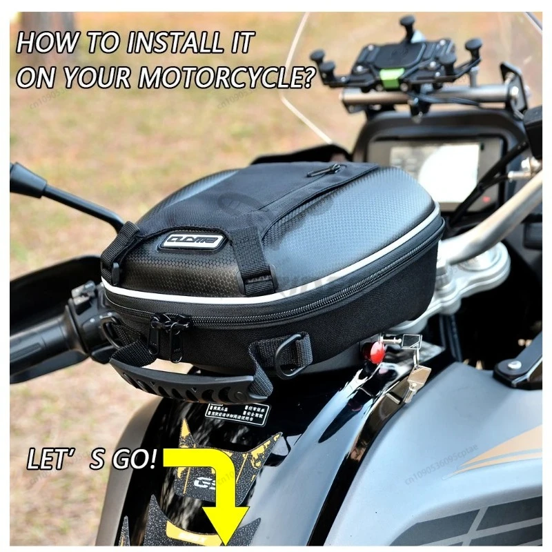 Motorcycle Tank Bag For BMW R1250GS R1200GS S1000XR F850GS R 1200 RT/R 1250 GS ADV F750 F900 XR Luggage Quick Lock Racing Backpa