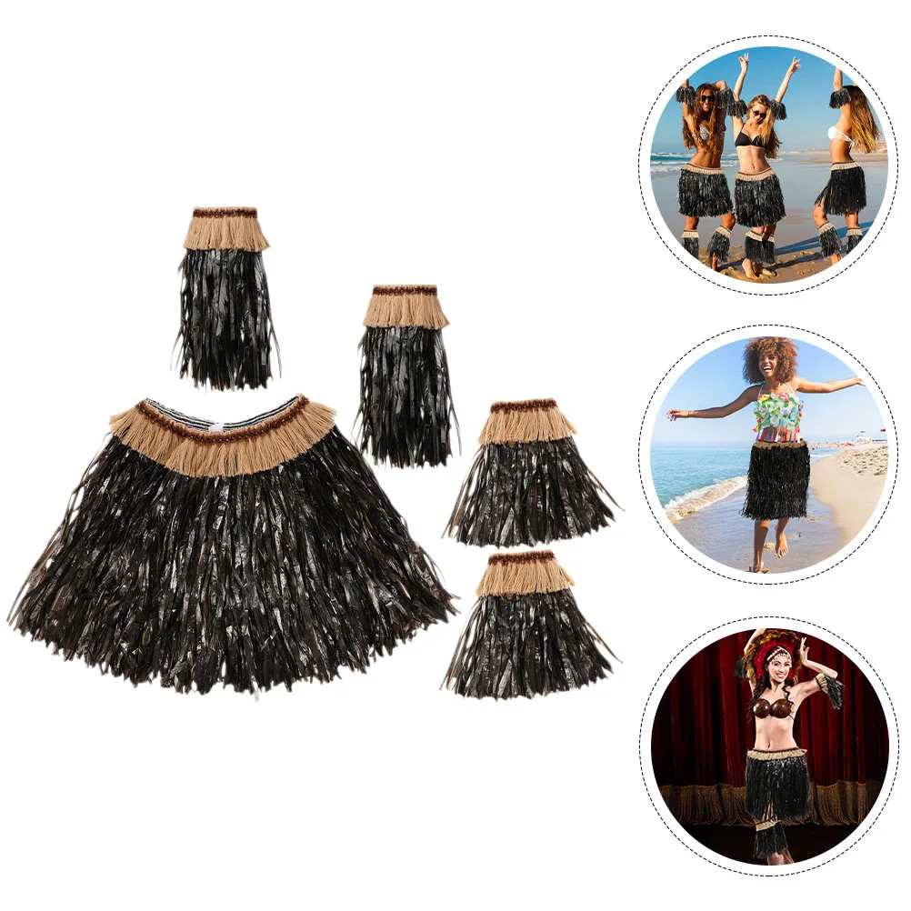 1 set Hawaiian Grass Skirt Set Tropical Beach Party Costume Hula Dance Luau Decoration Accessories For Adults Women Kids
1 set Hawaiian Grass Skirt Set Tropical Beach Party Costume Hula Dance Luau Decoration Accessories For Adults Women Kids