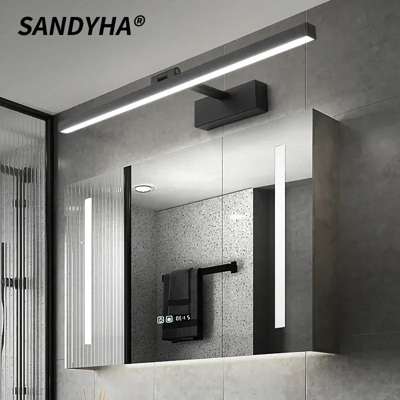 SANDYHA Nordic Простая зеркальная лампа для дома, светодиодная противотуманная настенная лампа для ванной комнаты, зеркало для отеля, длинная полоса, домашний декор, светильник
SANDYHA Nordic Простая зеркальная лампа для дома, светодиодная противотуманная настенная лампа для ванной комнаты, зеркало для отеля, длинная полоса, домашний декор, светильник