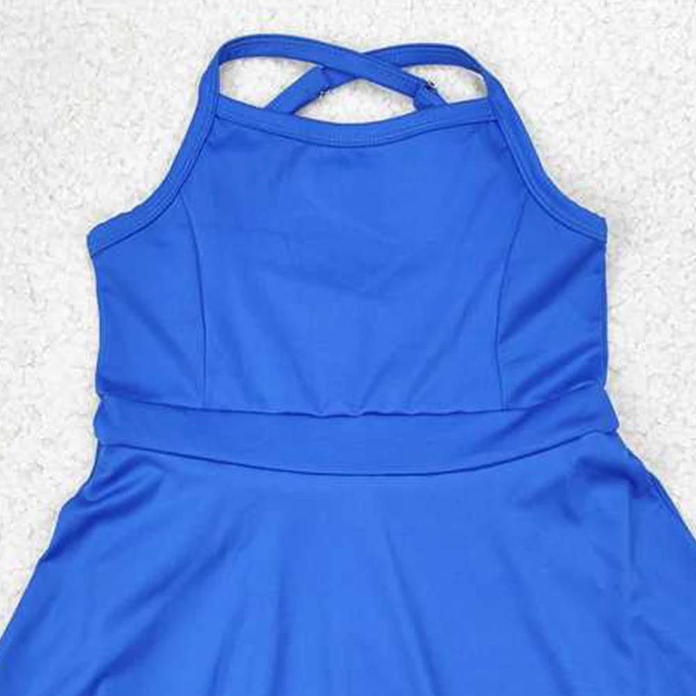 3.13 S0445 Solid Blue Sportswear Skirt Style Girls Swimsuit Pure Color Athletic Swimwear for Girls
3.13 S0445 Solid Blue Sportswear Skirt Style Girls Swimsuit Pure Color Athletic Swimwear for Girls