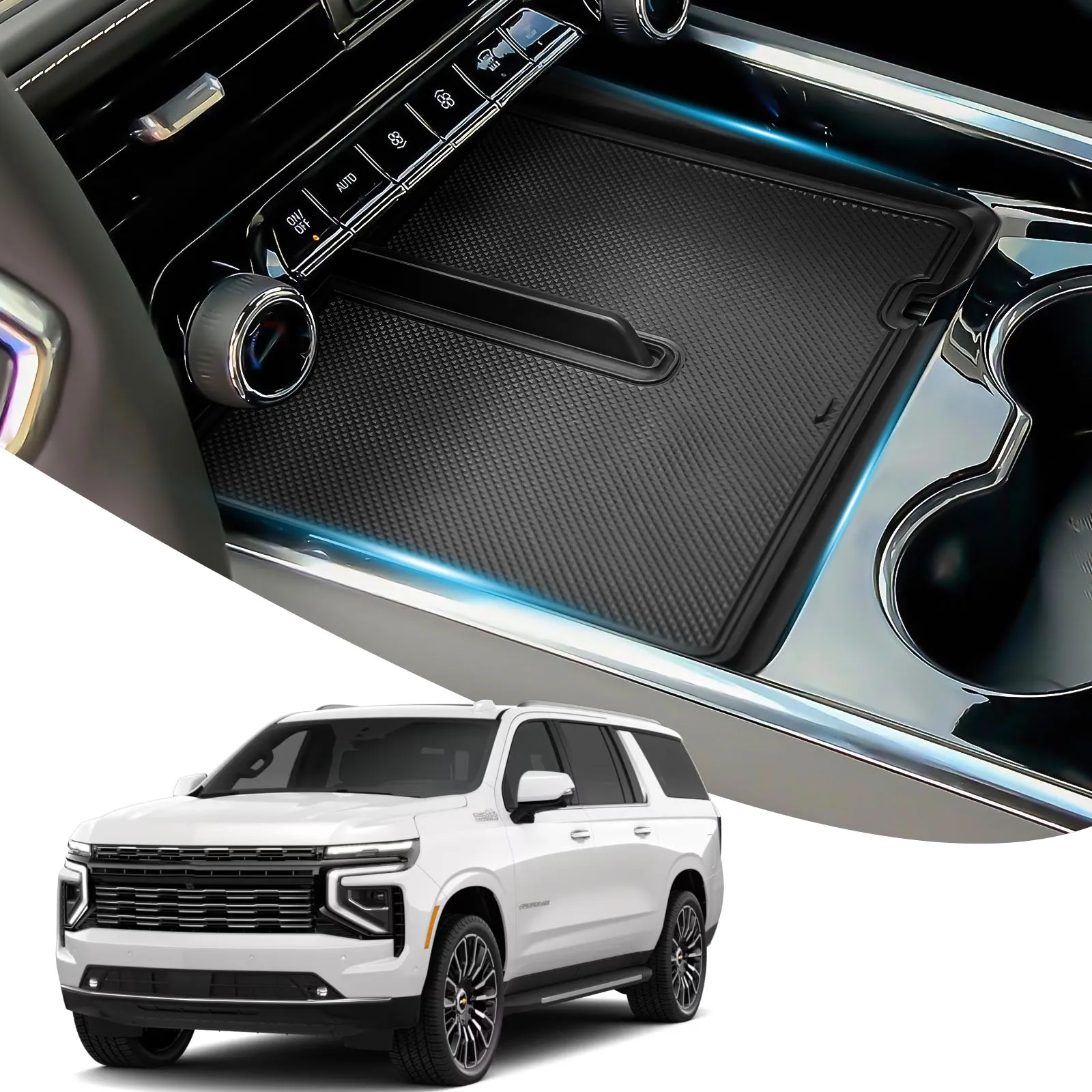 Center Console Storage Box For 2025 Chevy Suburban/Tahoe Middle Center Console Organizer Armrest Box Tray Interior Accessories
Center Console Storage Box For 2025 Chevy Suburban/Tahoe Middle Center Console Organizer Armrest Box Tray Interior Accessories