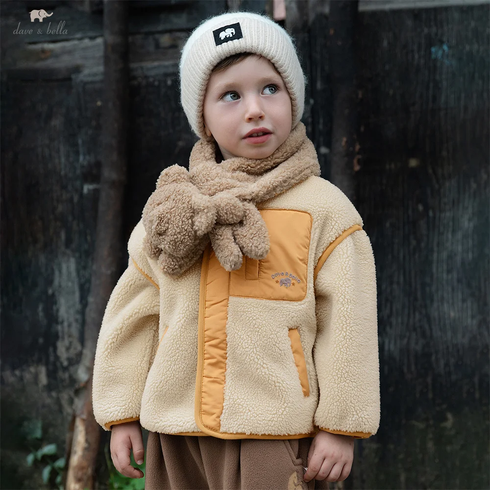 Dave Bella Children's Outerwear Autumn Winter Girls Boys Warmth Contrasting Color Splicing Coat Children's Outdoor Top DB4254539
Dave Bella Children's Outerwear Autumn Winter Girls Boys Warmth Contrasting Color Splicing Coat Children's Outdoor Top DB4254539