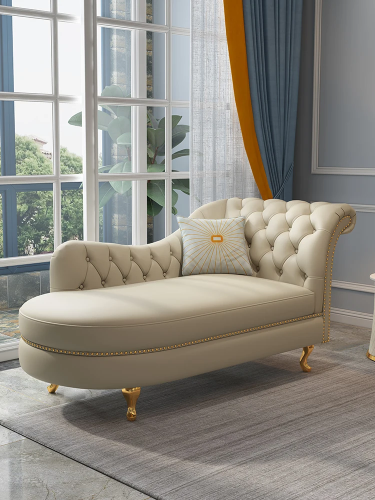 Light luxury concubine leather modern American small apartment living room European lazy bedroom lying beauty couch sofa chair
Light luxury concubine leather modern American small apartment living room European lazy bedroom lying beauty couch sofa chair