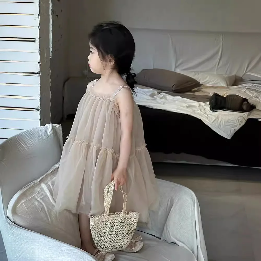 Girls Dress Childrens Clothes Girls Slip Skirt 2024 Summer New Korean Style Childrens Princess Mesh Slip Dress Simple and Cute
Girls Dress Childrens Clothes Girls Slip Skirt 2024 Summer New Korean Style Childrens Princess Mesh Slip Dress Simple and Cute