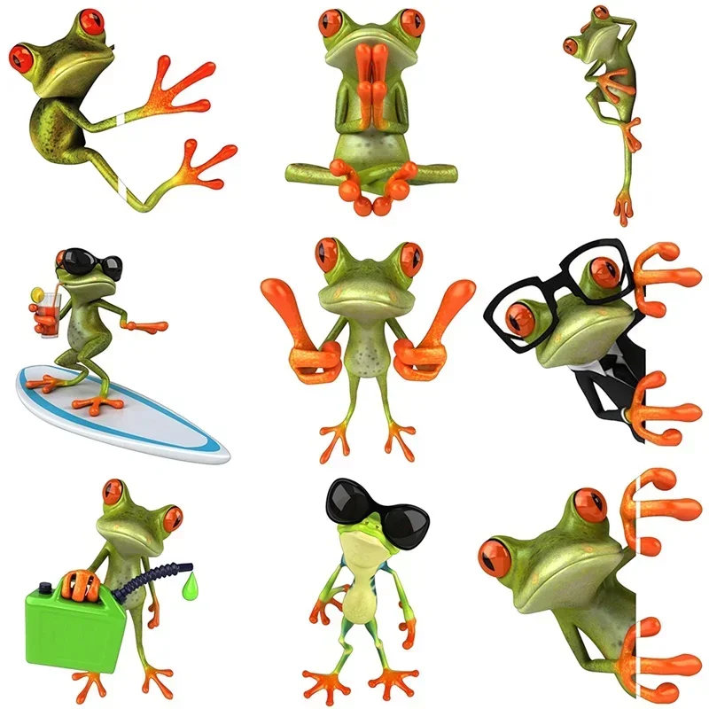 Cartoon Car Sticker Lovely 3D Frogs Automobiles Motorcycles Accessories Colorful Vinyl Decal Cover Scratches,16cm*13cm
Cartoon Car Sticker Lovely 3D Frogs Automobiles Motorcycles Accessories Colorful Vinyl Decal Cover Scratches,16cm*13cm
