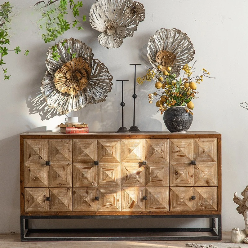 Log wind living room storage cabinet, bucket cabinet, solid wood old porch cabinet, retro decorative cabinet in the homestay
Log wind living room storage cabinet, bucket cabinet, solid wood old porch cabinet, retro decorative cabinet in the homestay