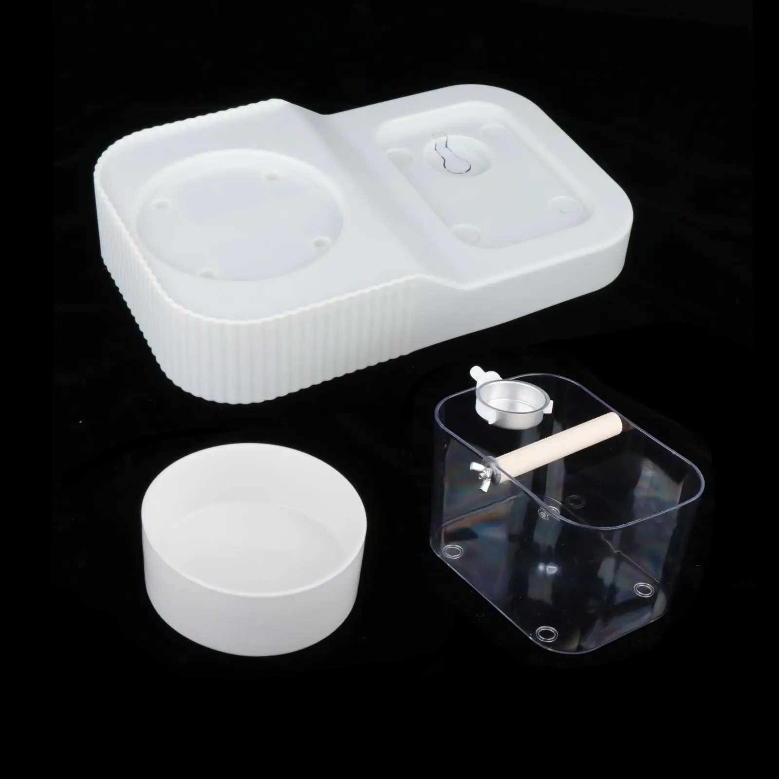 Bird Toilet Station Practical Multifunctional with Ceramic Bathing Dish with Feeder Cup Desktop for Parakeets Cockatiels Gear
Bird Toilet Station Practical Multifunctional with Ceramic Bathing Dish with Feeder Cup Desktop for Parakeets Cockatiels Gear