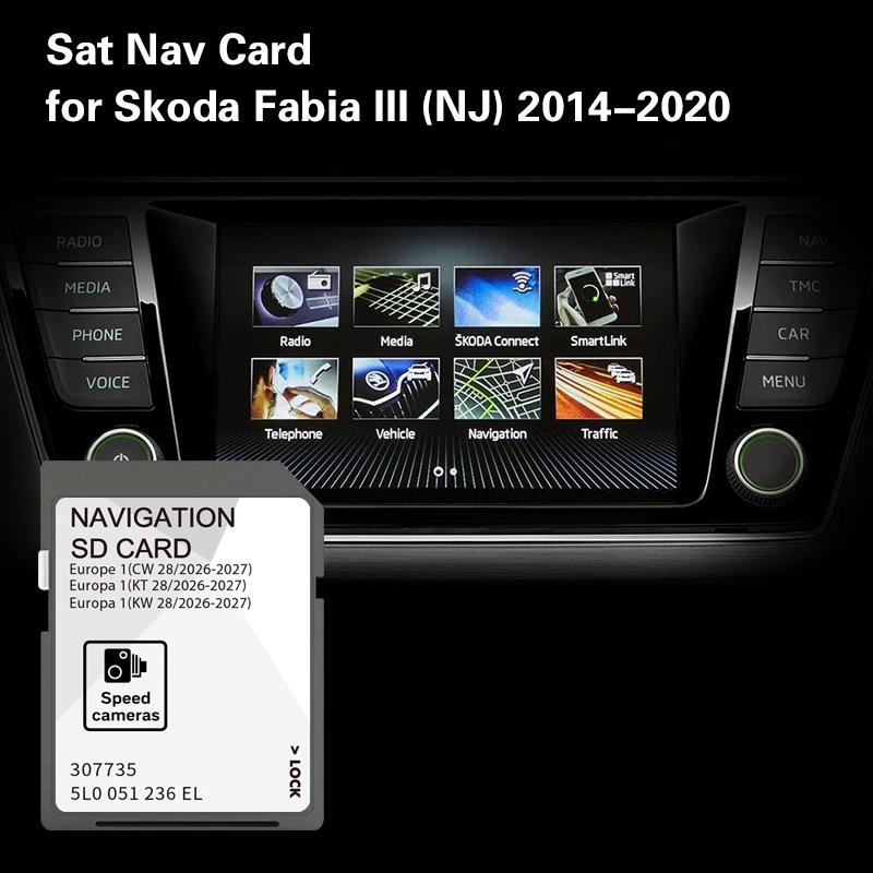 MIB2 2026-2027 Sat Nav GPS Navigation SD Card for Skoda Kodiaq 2016 to 2020 Map Cover Liechtenstein Lithuania Netherlands
MIB2 2026-2027 Sat Nav GPS Navigation SD Card for Skoda Kodiaq 2016 to 2020 Map Cover Liechtenstein Lithuania Netherlands