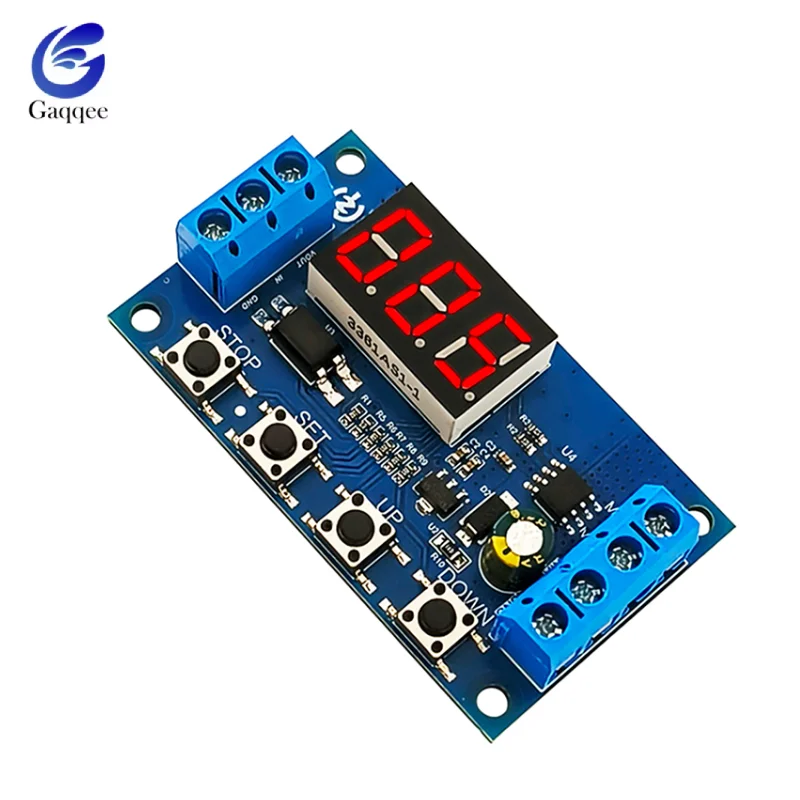 ZK-MC01 DC 3.3-15V Powerful Motor Forward And Reverse Controller Automatic Cycle Timing Delay Module Brushed Motor Controller
ZK-MC01 DC 3.3-15V Powerful Motor Forward And Reverse Controller Automatic Cycle Timing Delay Module Brushed Motor Controller