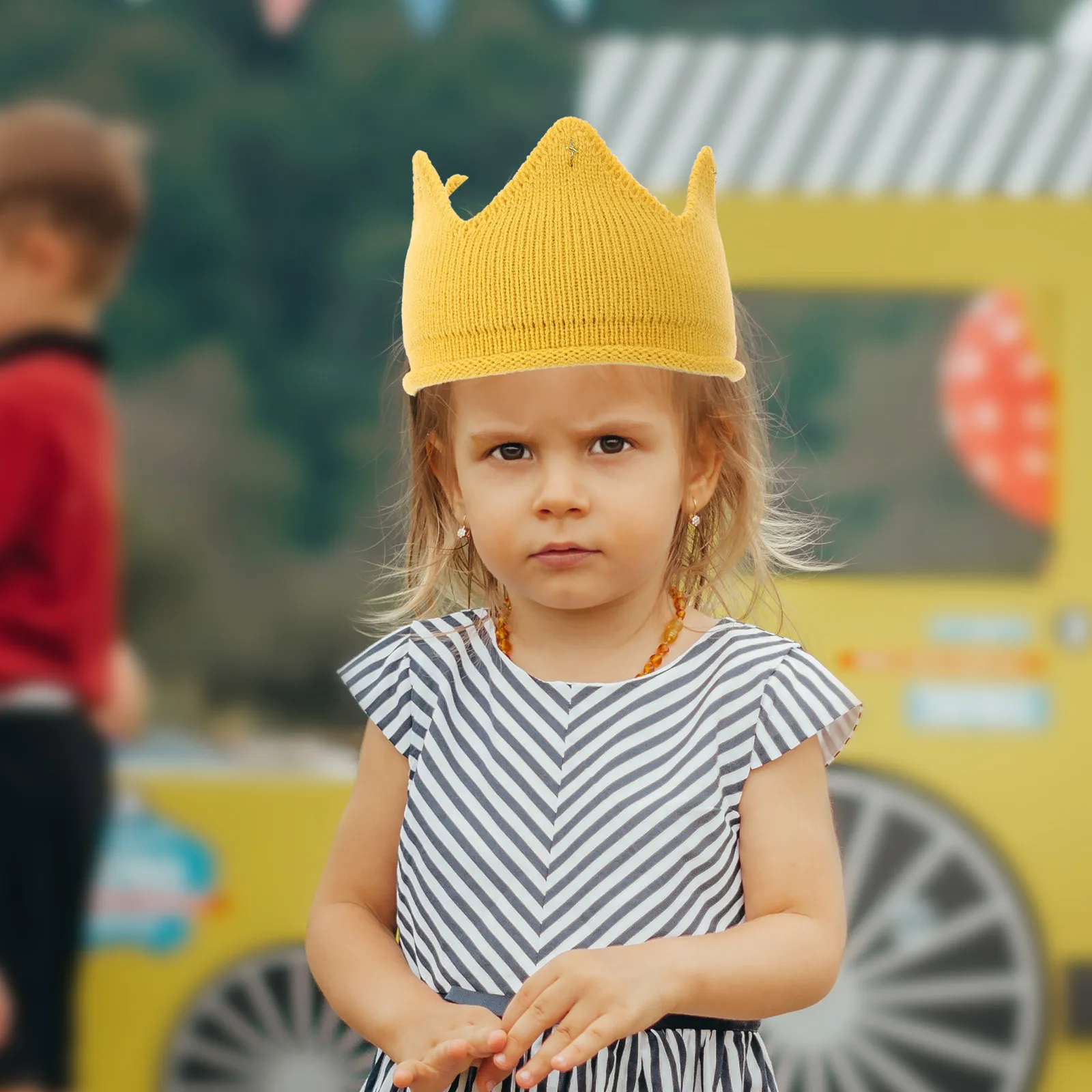 Knitted Hats Baby Crown Kids Hats Headbands Soft Stretchy Boys Girls Gift Parties Special
Knitted Hats Baby Crown Kids Hats Headbands Soft Stretchy Boys Girls Gift Parties Special