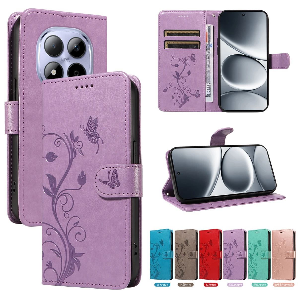 Butterfly Flower Vine Case For Redmi Note 12 13 14 15 Pro Plus 4G 5G 12S 14S Flip Card Slot Leather Book Cover For Redmi Note 15
Butterfly Flower Vine Case For Redmi Note 12 13 14 15 Pro Plus 4G 5G 12S 14S Flip Card Slot Leather Book Cover For Redmi Note 15