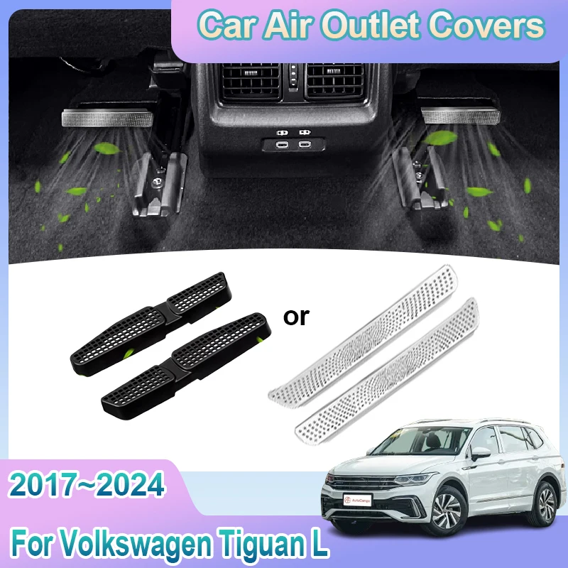 For Volkswagen VW Tiguan L MK2 2017~2024 Car Air Outlet Covers Rear Under Seat Conditioner Vent Anti-blocking Protective Grille
For Volkswagen VW Tiguan L MK2 2017~2024 Car Air Outlet Covers Rear Under Seat Conditioner Vent Anti-blocking Protective Grille