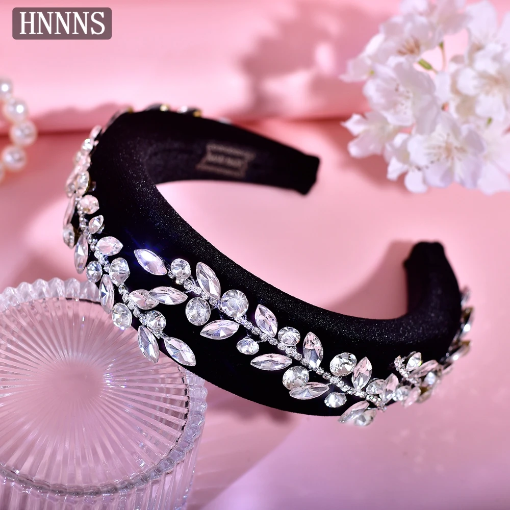HNNNS Vintage Rhinestone Wide Headband Shiny Leaf Hair Hoop Classic Women's Headdress Banquet Party Hair Accessories A283
HNNNS Vintage Rhinestone Wide Headband Shiny Leaf Hair Hoop Classic Women's Headdress Banquet Party Hair Accessories A283