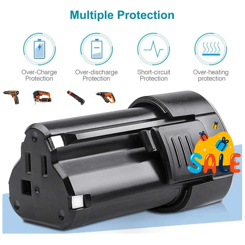 12V Li-ion Battery | 2000mAh, For Worx RW9300 Cordless Tool, Compatible with WA3505/WA3553/WA3503
12V Li-ion Battery | 2000mAh, For Worx RW9300 Cordless Tool, Compatible with WA3505/WA3553/WA3503