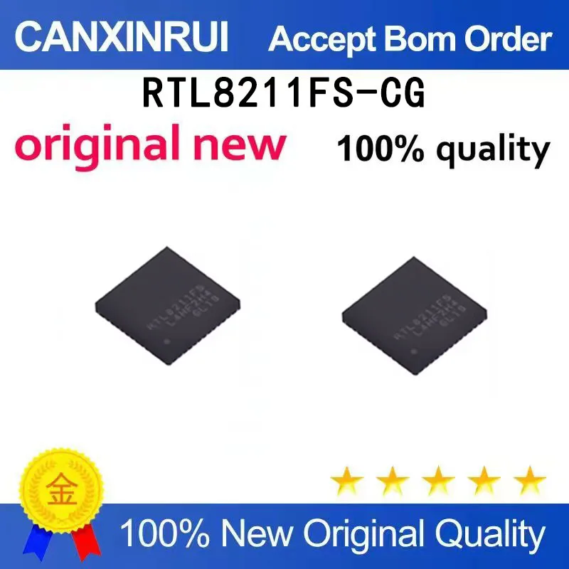 (5pcs-100pcs)New original RTL8211FS-CG RTL8211FS QFN48 spot chip
(5pcs-100pcs)New original RTL8211FS-CG RTL8211FS QFN48 spot chip
