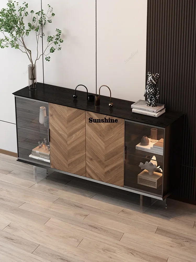 Mid-Century Solid Wood Sideboard Wall-Against Acrylic Suspended Entrance Cabinet FT
Mid-Century Solid Wood Sideboard Wall-Against Acrylic Suspended Entrance Cabinet FT