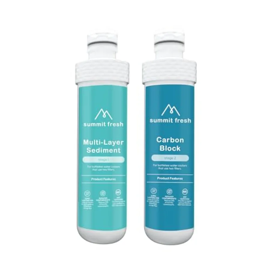 Replacement Set Compatible with All Avalon Bottleless Water Coolers 1500 Gallons - NSF Certified Dual Set
Replacement Set Compatible with All Avalon Bottleless Water Coolers 1500 Gallons - NSF Certified Dual Set