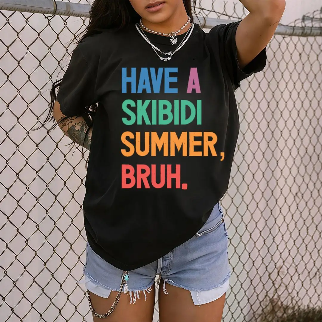"Funny Skibidi T-Shirt for Women | Internet Meme Graphic Tee | Bruh Summer Vacation Gift"
"Funny Skibidi T-Shirt for Women | Internet Meme Graphic Tee | Bruh Summer Vacation Gift"