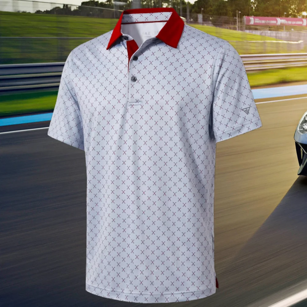 Comfortable Plaid Golf Shirt - Men's Fashion Short Sleeve Tennis Tees - Casual Versatile Tops for Summer Outdoor Sports
Comfortable Plaid Golf Shirt - Men's Fashion Short Sleeve Tennis Tees - Casual Versatile Tops for Summer Outdoor Sports