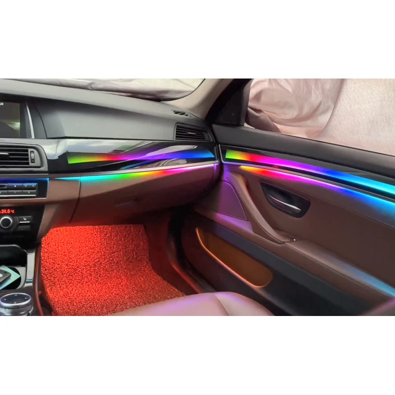 Hot-selling Colors Ambient Light for BMW 5 Series(F18/F10) 2011-2017 Facelit Car Interior Lighting Upgrade Kit Accessories
Hot-selling Colors Ambient Light for BMW 5 Series(F18/F10) 2011-2017 Facelit Car Interior Lighting Upgrade Kit Accessories