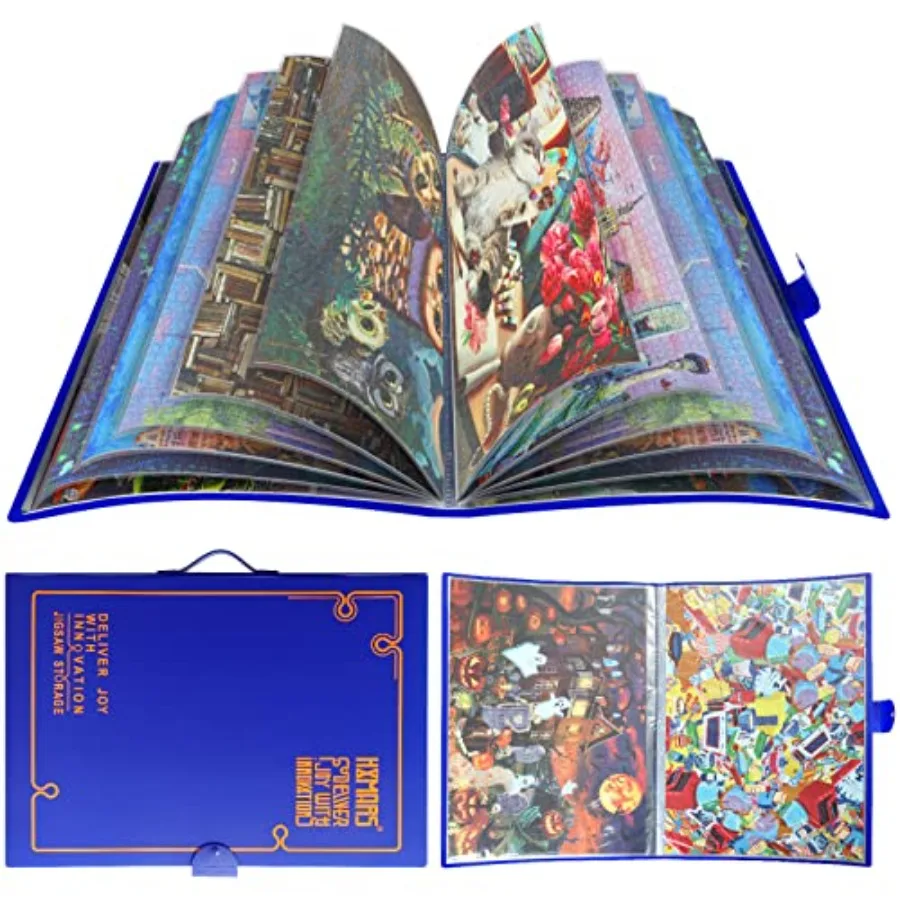Puzzle Storage Folder for 1000-Pieces: Large Capacity Jigsaw Puzzles Organizer Portable with 20 Pockets, Dustproof and Protecti
Puzzle Storage Folder for 1000-Pieces: Large Capacity Jigsaw Puzzles Organizer Portable with 20 Pockets, Dustproof and Protecti