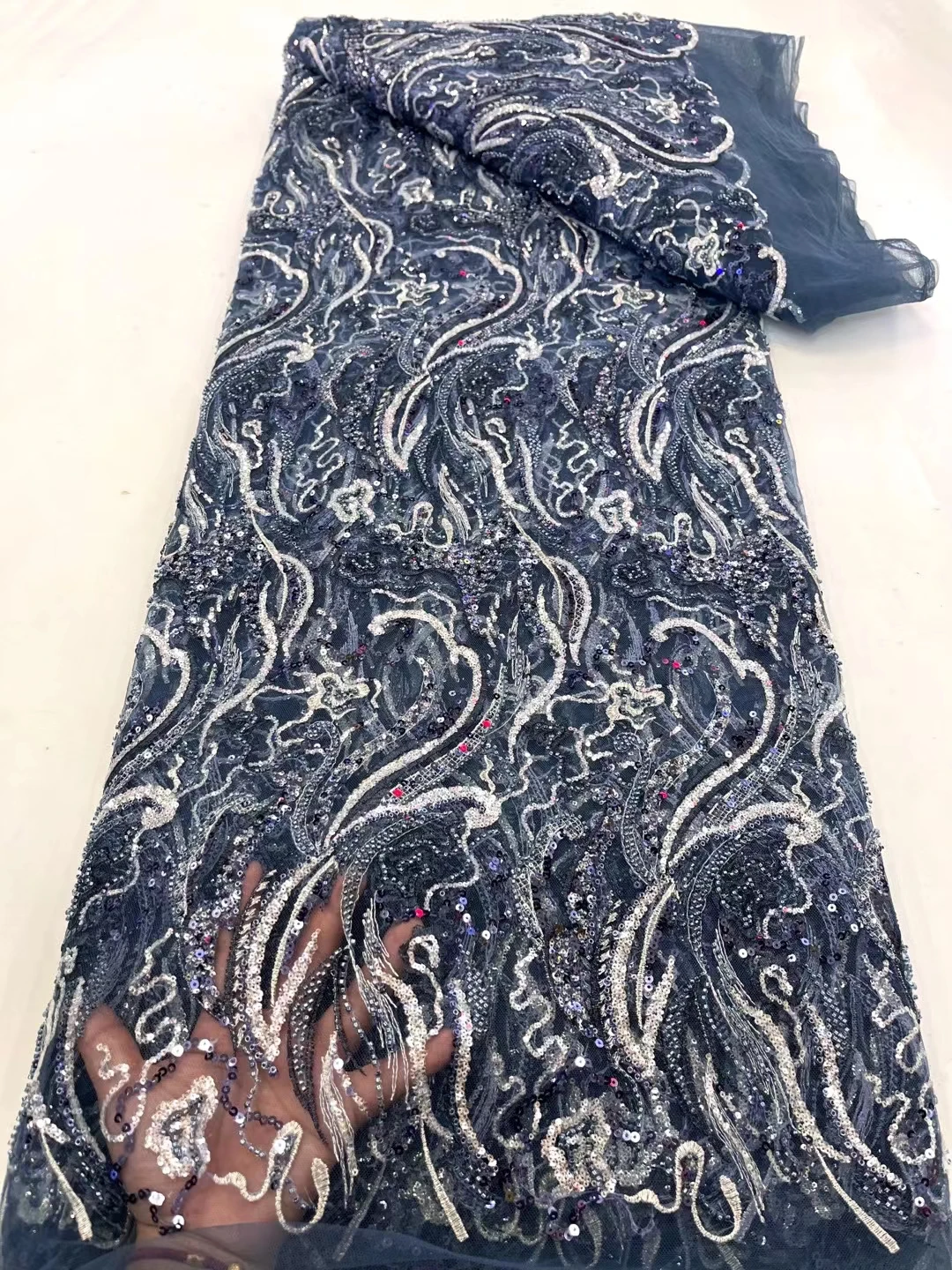 2024 High Quality Exquisite African Tube beads Sequins Lace Fabric French Embroidery Lace Fabric For Nigerian Wedding Party XC
2024 High Quality Exquisite African Tube beads Sequins Lace Fabric French Embroidery Lace Fabric For Nigerian Wedding Party XC