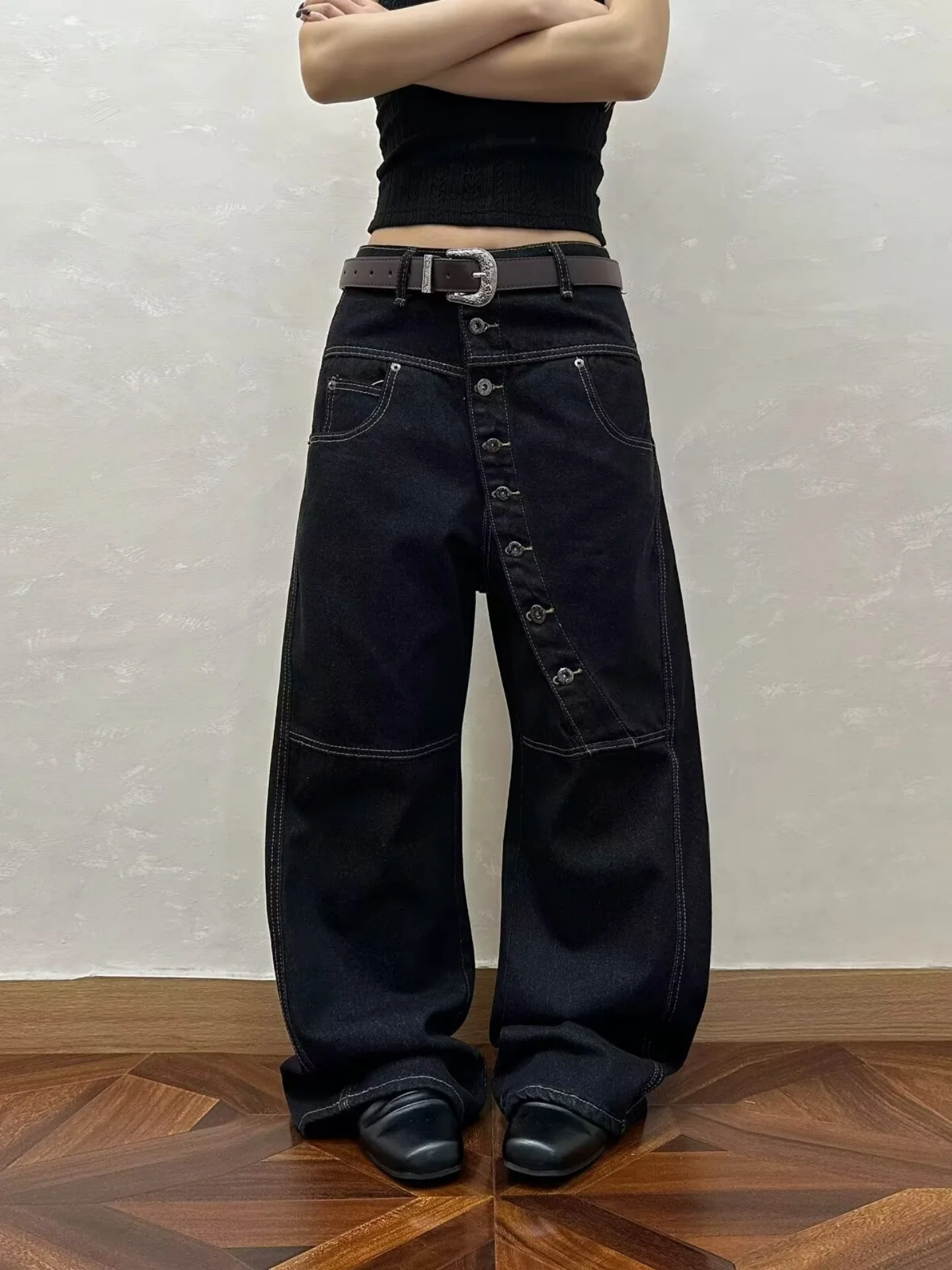 American Style Loose Wide Leg Knife Men's Jeans Casual Loose Fit Jeans High Street Cool Long Pants Youth Fashion
American Style Loose Wide Leg Knife Men's Jeans Casual Loose Fit Jeans High Street Cool Long Pants Youth Fashion