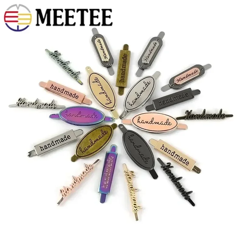 Meetee 10/20Pcs Metal Handmade Label Bag Decorative Buckles Luggage Tags Handbag Shoes Clothes Leather DIY Hardware Accessories
Meetee 10/20Pcs Metal Handmade Label Bag Decorative Buckles Luggage Tags Handbag Shoes Clothes Leather DIY Hardware Accessories