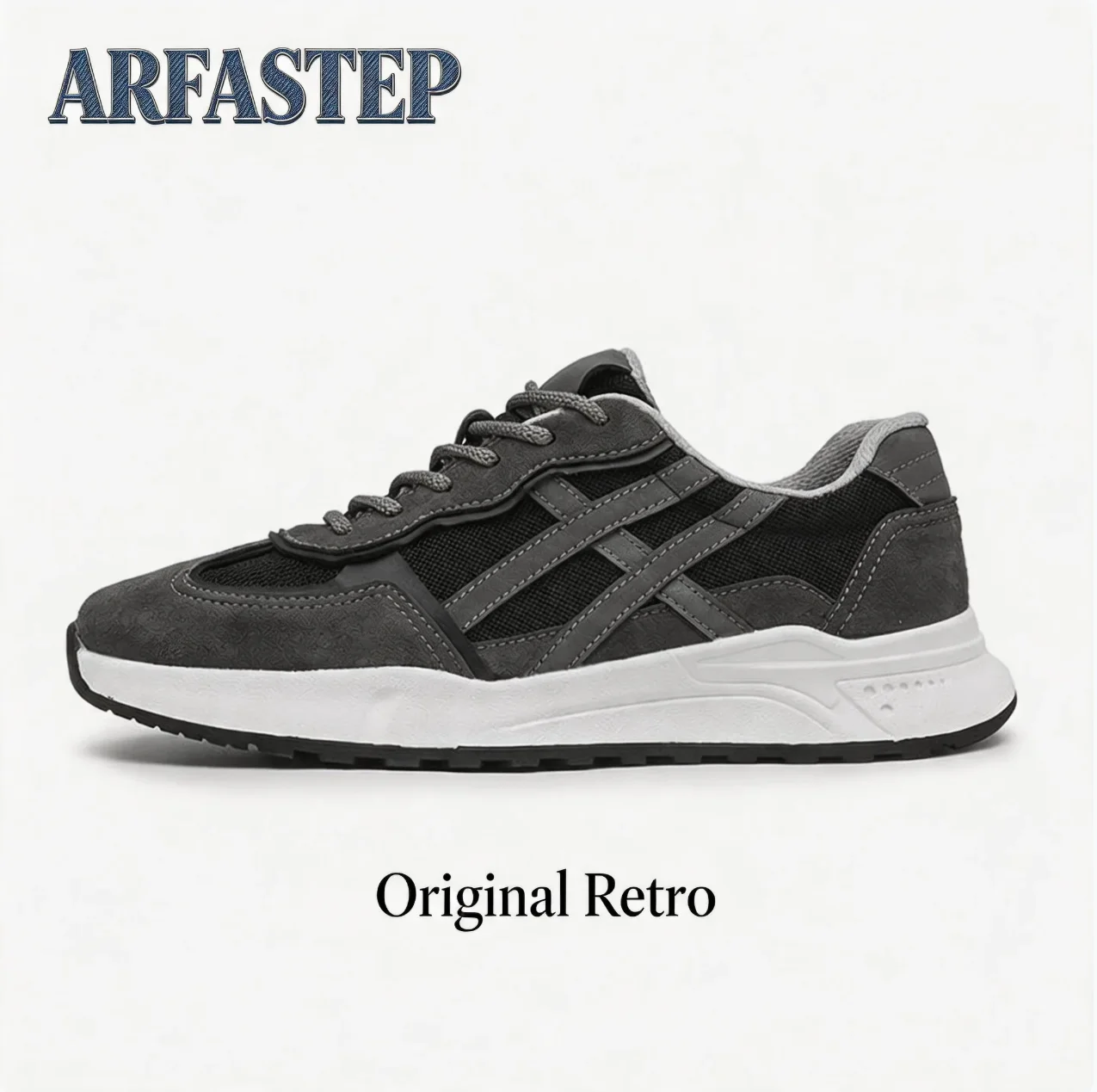 ArfaStep Men's Retro Breathable Mesh Sneakers, Non-slip Cushioned Casual Running Shoes, Lightweight Comfortable Daily Trainers
ArfaStep Men's Retro Breathable Mesh Sneakers, Non-slip Cushioned Casual Running Shoes, Lightweight Comfortable Daily Trainers