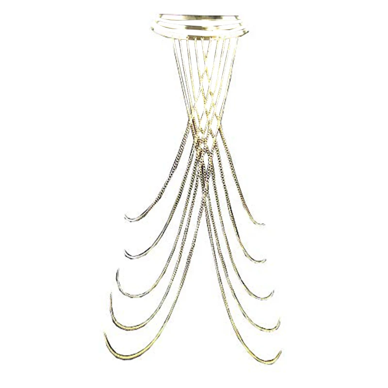 Durable Jewelry Fashion Punk Ladies Girls Body Chain - Sexy Gold Collar Tassels Body Jewelry for Women Girls
Durable Jewelry Fashion Punk Ladies Girls Body Chain - Sexy Gold Collar Tassels Body Jewelry for Women Girls