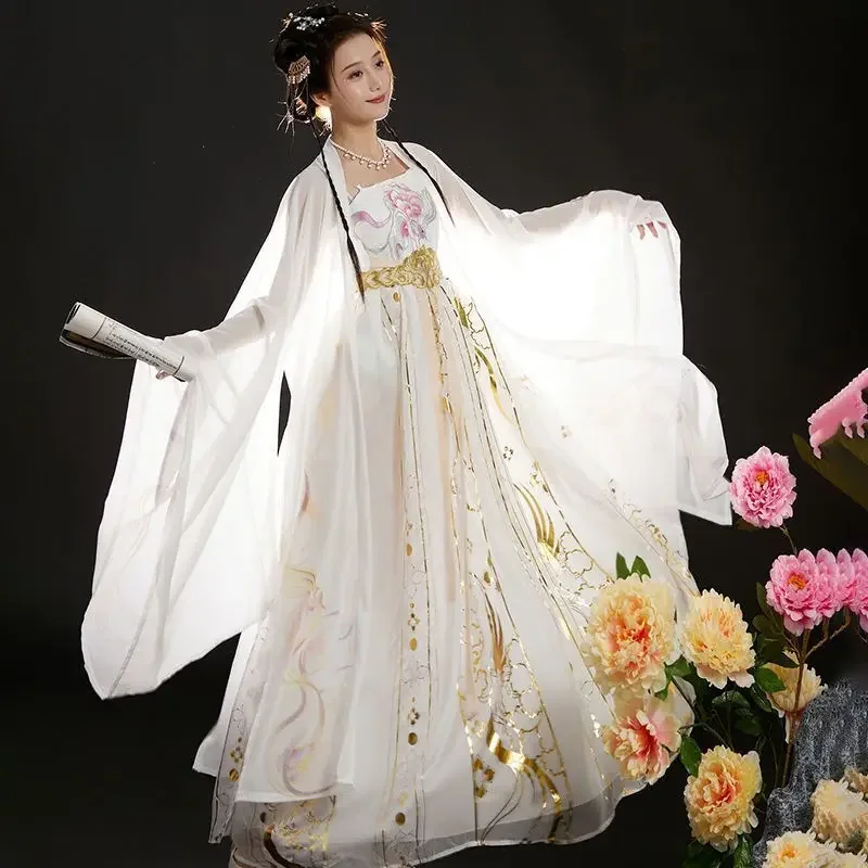 Женский костюм Hanfu размера плюс 3XL, Женский костюм для косплея в старинном стиле, белое платье Hanfu для летней вечеринки
Женский костюм Hanfu размера плюс 3XL, Женский костюм для косплея в старинном стиле, белое платье Hanfu для летней вечеринки