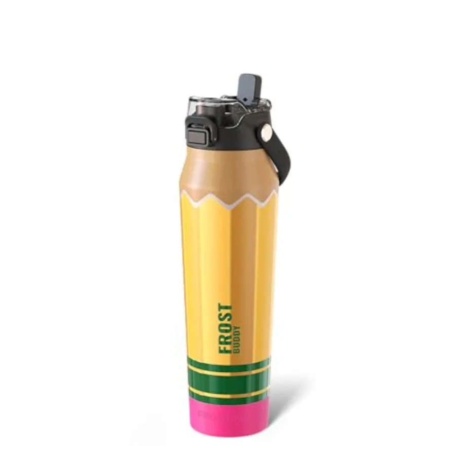 Insulated Water Bottle with Straw and Chug Lid Leak-Proof Stainless Steel -Hours Cold Sweat-Proof Cup Holder Friendly Ideal for
Insulated Water Bottle with Straw and Chug Lid Leak-Proof Stainless Steel -Hours Cold Sweat-Proof Cup Holder Friendly Ideal for