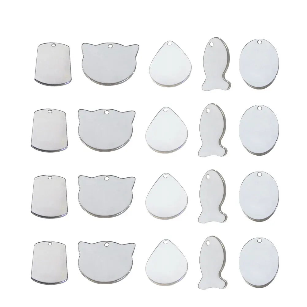 50 Pcs Pet Anti-lost Tag Blank Tags Dog ID Hangings Pendant Durable Stainless Steel Lightweight Scratch Resistance Small Hole
50 Pcs Pet Anti-lost Tag Blank Tags Dog ID Hangings Pendant Durable Stainless Steel Lightweight Scratch Resistance Small Hole