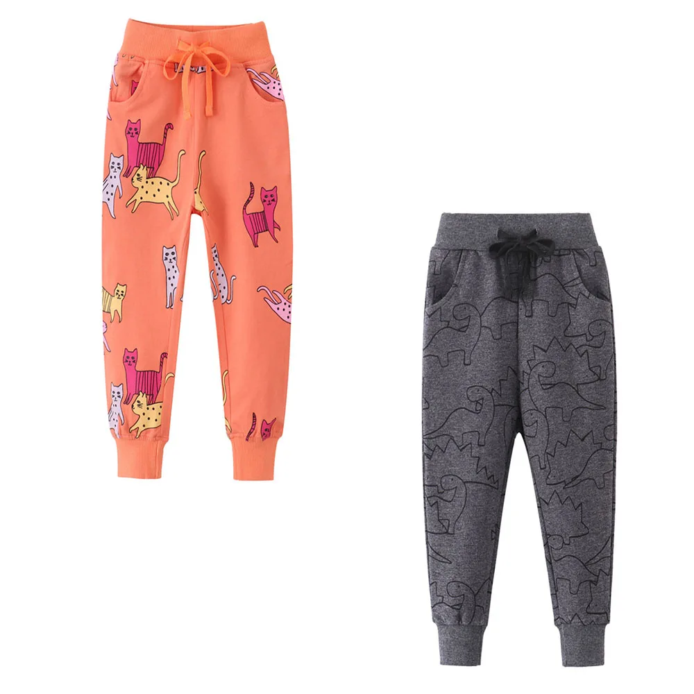 Jumping Meters Girls Sweatpants 2-7T Full Length Drawstring Baby Trousers Children's Clothing Animals Print
Jumping Meters Girls Sweatpants 2-7T Full Length Drawstring Baby Trousers Children's Clothing Animals Print