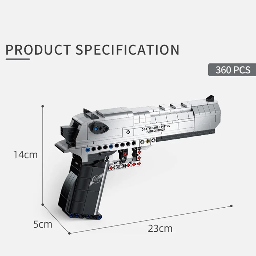 Creativity WW2 M92 Desert Eagle Bricks Building Blocks,Pistol USP Military Series Bricks Gun Model Toys,Children Boy Kids Gifts
Creativity WW2 M92 Desert Eagle Bricks Building Blocks,Pistol USP Military Series Bricks Gun Model Toys,Children Boy Kids Gifts