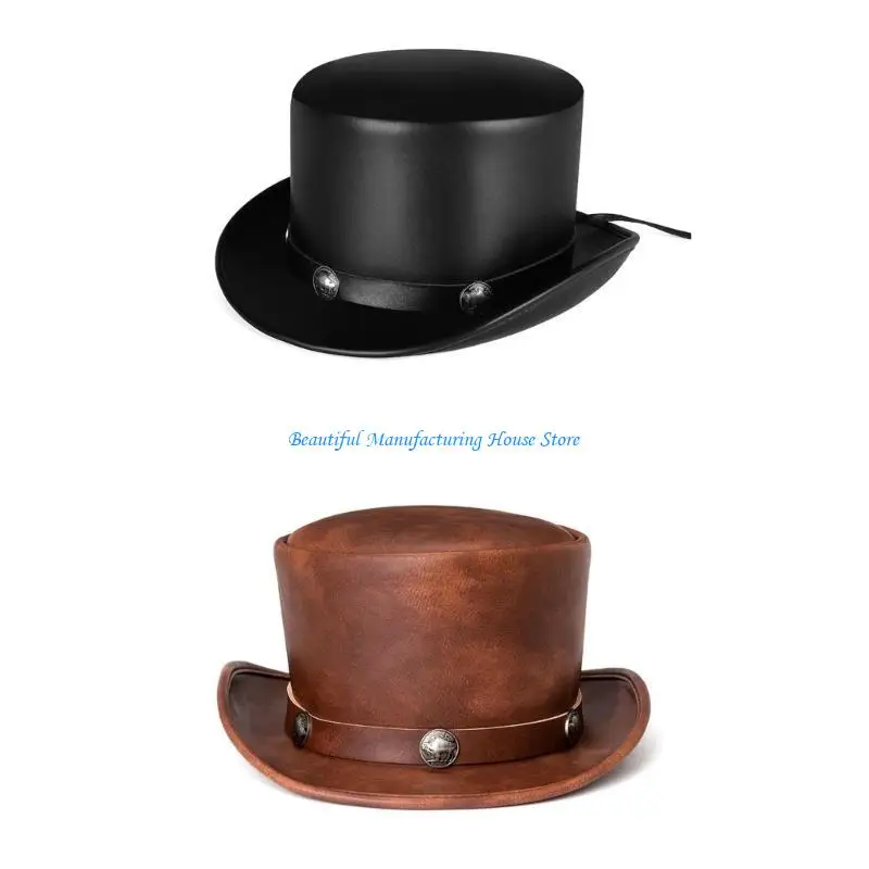 E56A Steampunk Top Hat Steampunk Hat PU Pork Pie Hat Gay Top hat Hat Magician Top Hat BowlerTop Hat Magician Hat
E56A Steampunk Top Hat Steampunk Hat PU Pork Pie Hat Gay Top hat Hat Magician Top Hat BowlerTop Hat Magician Hat