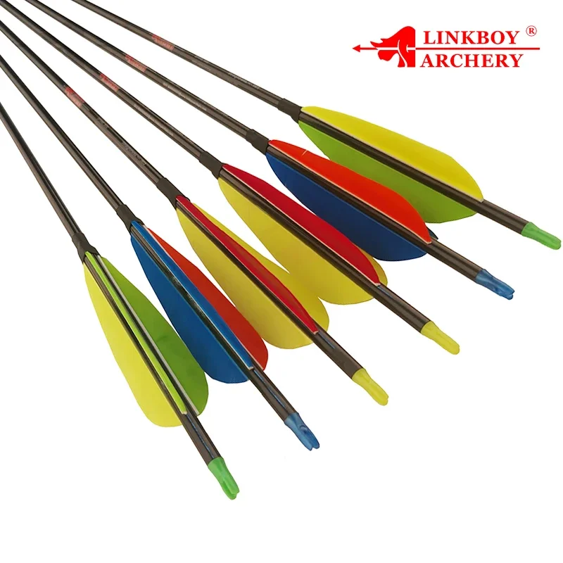 Linkboy карбоновые стрелы для стрельбы из лука Spine500 32 дюйма стрелка точка 75gr стрелка Nock 5 дюймов капля-образное Настоящее перо для лука охоты 12 шт.
Linkboy карбоновые стрелы для стрельбы из лука Spine500 32 дюйма стрелка точка 75gr стрелка Nock 5 дюймов капля-образное Настоящее перо для лука охоты 12 шт.