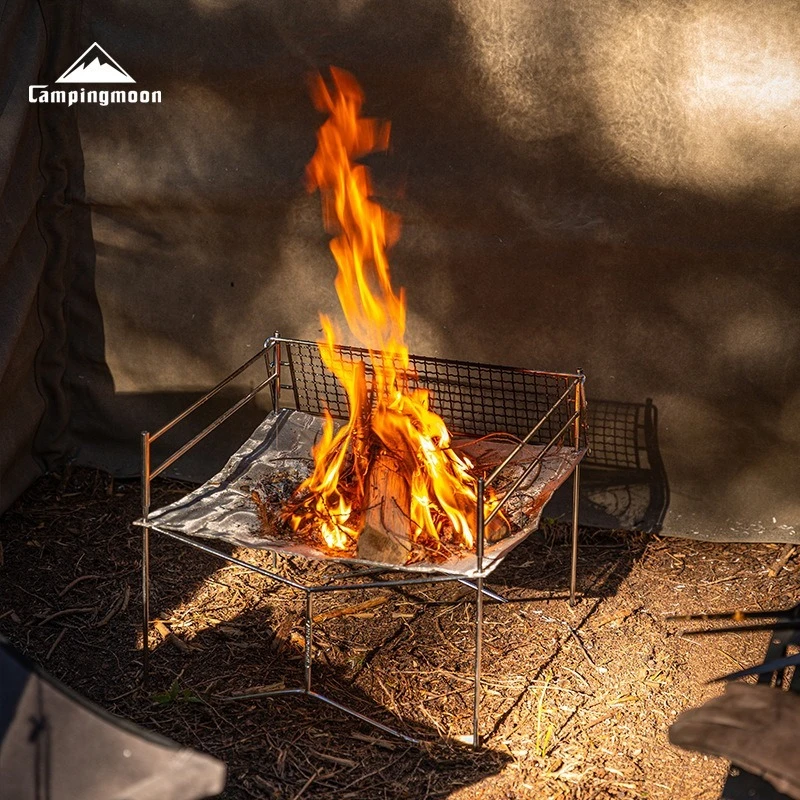 CAMPINGMOON SOLO-201 Малая складная портативная печь-гриль из нержавеющей стали с сеткой J-типа для зимнего использования
CAMPINGMOON SOLO-201 Малая складная портативная печь-гриль из нержавеющей стали с сеткой J-типа для зимнего использования